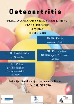 O osteoartritisu s Centrom za krepitev zdravja