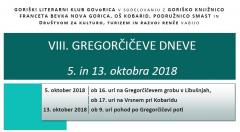 VIII. Gregorčičevi dnevi