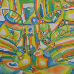 Razstava udeležencev Kristinine likovne šole