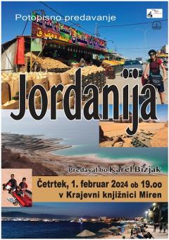 Kk Miren: potopisno predavanje o Jordaniji