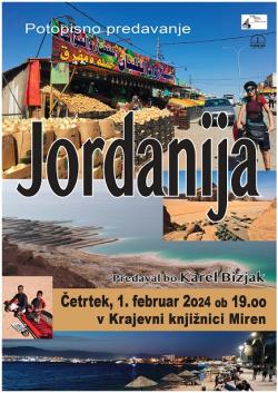 Kk Miren: potopisno predavanje o Jordaniji