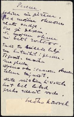 »Vse je pesem«, poklon Srečku Kosovelu