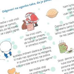 Decembrski uganki - za otroke in mladino