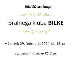 Kk Bilje: Bralni klub Bilke