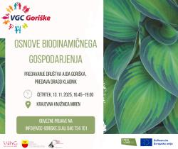 Kk Miren: Biodinamično gospodarjenje