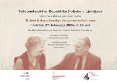 Pesniški večer Miłosz &amp; Szymborska