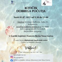 Meritve sladkorja, holesterola in krv. tlaka