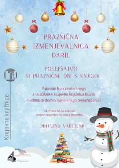 Kk Branik: praznična izmenjevalnica daril
