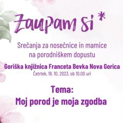 Srečanje za nosečnice in mamice