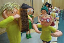 Otroški knjižni junaki - lutke, razstava