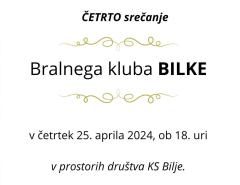 Kk Bilje: Bralni klub Bilke