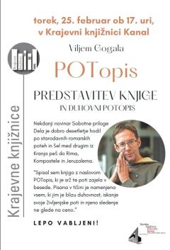 Kk Kanal: predstavitev knjige Viljema Gogale