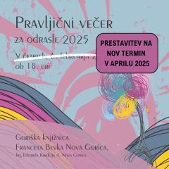 Pravljični večer za odrasle - PRESTAVITEV TERMINA