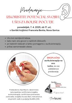 Predavanje o aurikuloterapiji
