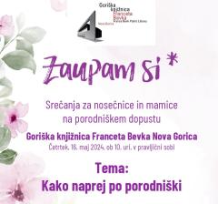 Srečanje za nosečnice in mamice