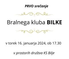 Kk Bilje: Bralni klub Bilke