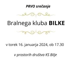 Kk Bilje: Bralni klub Bilke