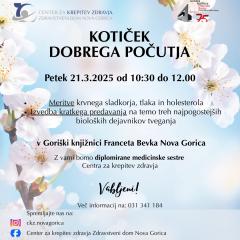 Meritve sladkorja, holesterola in krv. tlaka