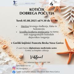 Meritve sladkorja, holesterola in krv. tlaka