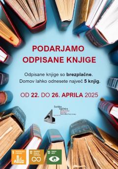 Podarjanje odpisanih knjig